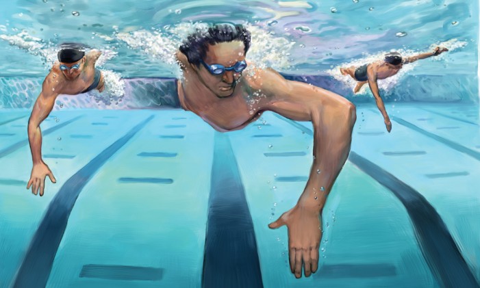 Coördinatie en synchronisatie tijdens het zwemmen
